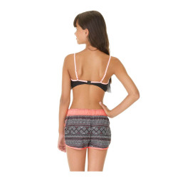 Boardshort fille imprimé ceinture demi-élastiquée Shoeth