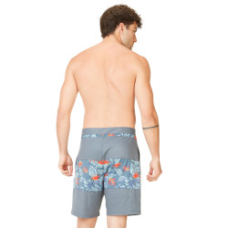 Boardshort long homme touché coton Flow