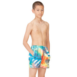 Boardshort court garçon ceinture tout élastiquée