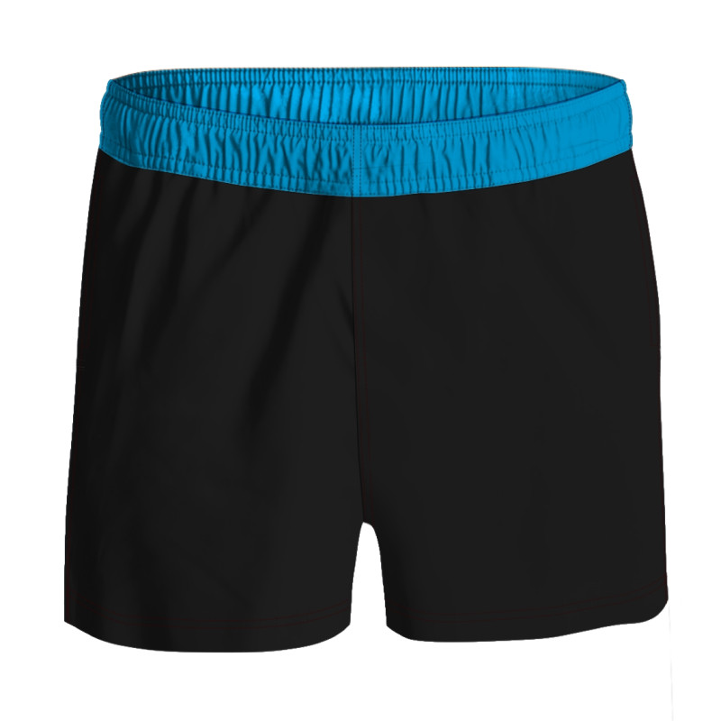 Boardshort court homme avec ceinture demi-élastiquée