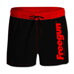 Boardshort court homme avec ceinture demi-élastiquée
