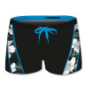 Boxer de Bain garçon avec empiècement oblique Hibiscus