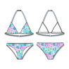 Maillot de bain fille 2 pièces triangle Bow