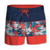 Boardshort court garçon avec ceinture demi-élastiquée