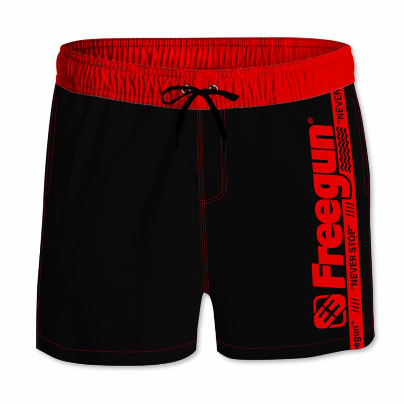 Boardshort court garçon ceinture tout-élastiquée