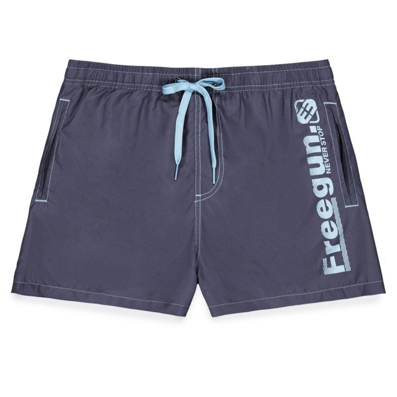 Boardshort court garçon avec ceinture demi-élastiquée
