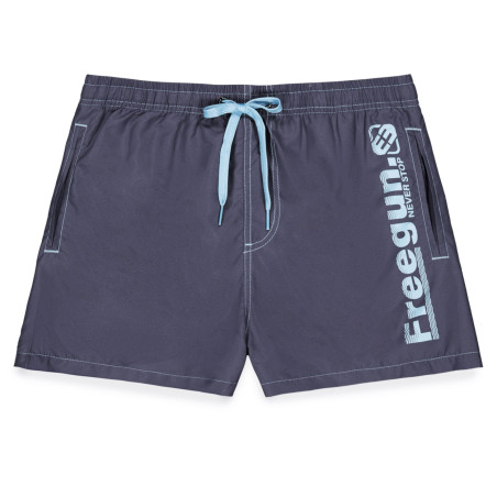 Boardshort court garçon avec ceinture demi-élastiquée