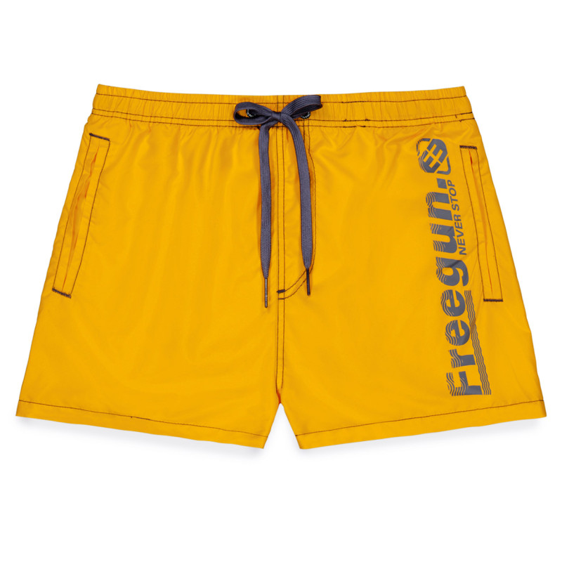 Boardshort court garçon avec ceinture demi-élastiquée