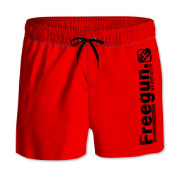 Boardshort court garçon avec ceinture demi-élastiquée