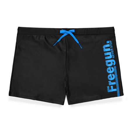 Boxer de bain garçon uni avec logo