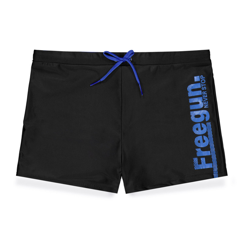 Boxer de bain garçon uni avec logo
