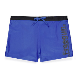 Boxer de bain garçon uni avec logo