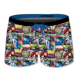 Boxer de bain garçon allover print