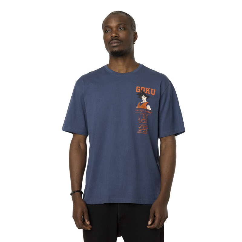 T-shirt en coton homme relax fit avec print Dragon Ball Z Goku T-shirt en coton homme relax fit avec print Dragon Ball Z Goku