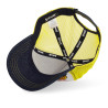 Casquette trucker avec filet en twill et denim Schott Patches Casquette trucker avec filet en twill et denim Schott Patches