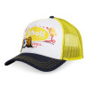 Casquette trucker avec filet en twill et denim Schott Patches Casquette trucker avec filet en twill et denim Schott Patches