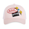 Casquette trucker avec filet Schott Pink Casquette trucker avec filet Schott Pink