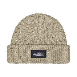 Bonnet en cotes avec étiquette tissée