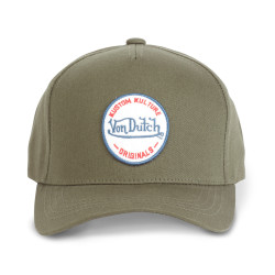 Casquette baseball avec patch rond brodé Colors