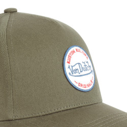 Casquette baseball avec patch rond brodé Colors