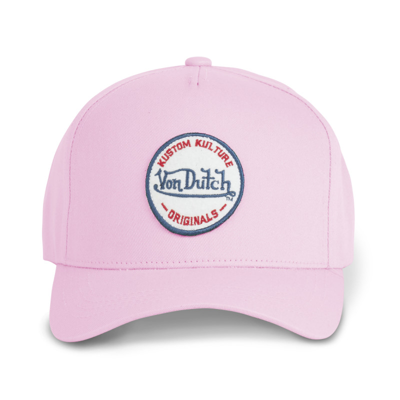 Casquette baseball avec patch rond brodé Colors