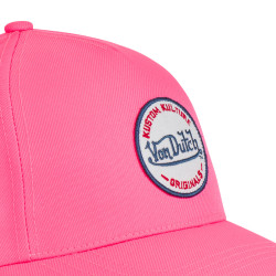 Casquette baseball avec patch rond brodé Colors