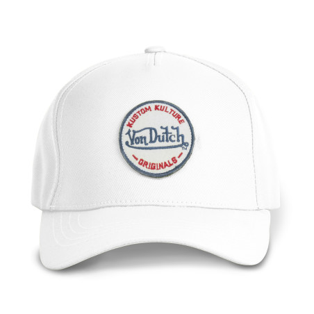 Casquette baseball avec patch rond brodé Colors