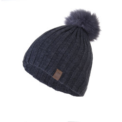 Bonnet femme avec pompon