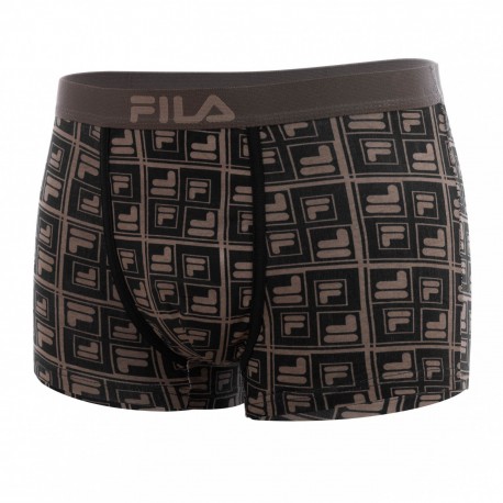 Boxer Homme Coton Fila Brand Noir