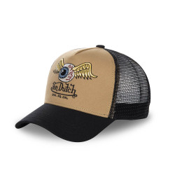 Casquette trucker Von Dutch Art Beige Foncé