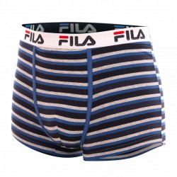 Boxer Homme Coton Fila à Rayures Marine