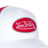 Casquette trucker homme Von Dutch BM Blanc filet rouge