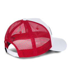 Casquette trucker homme Von Dutch BM Blanc filet rouge