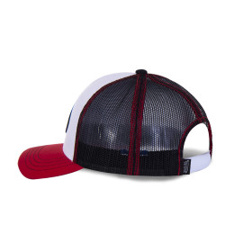 Casquette Trucker Colors Blanc et Rouge