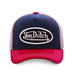 Casquette Trucker Colors Tricolore Rouge, Noir, Blanc