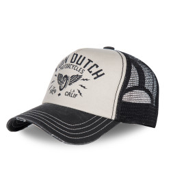 Casquette Trucker Homme Von Dutch Crew Ecru