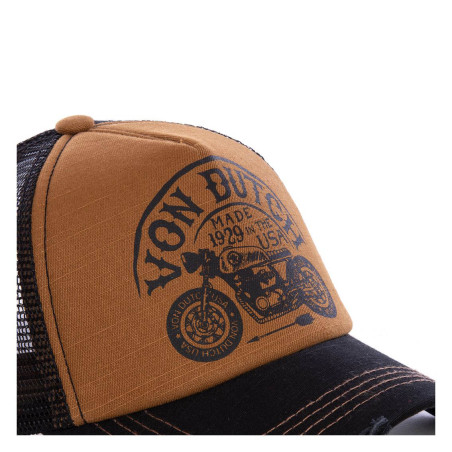 Casquette Trucker homme filet Von Dutch Crew Marron