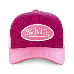 Casquette Trucker Von Dutch Flakes Rose