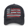 Casquette baseball avec filet Flag