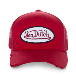Casquette Trucker filet Fresh Rouge