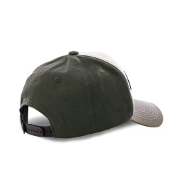 Casquette baseball Jacks Marron Ecusson Blanc