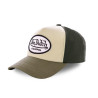 Casquette baseball Jacks Marron Ecusson Blanc