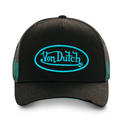 Casquette Trucker Neon Bleu Turquoise