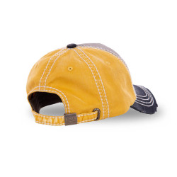 Casquette baseball Xavier  Jaune et Kaki
