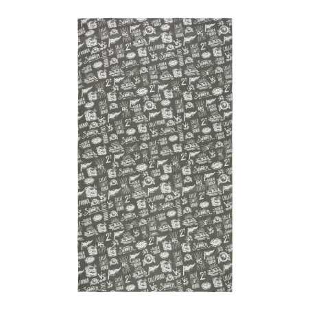 Cheche imprimé all over 100X180 cm en coton Von Dutch