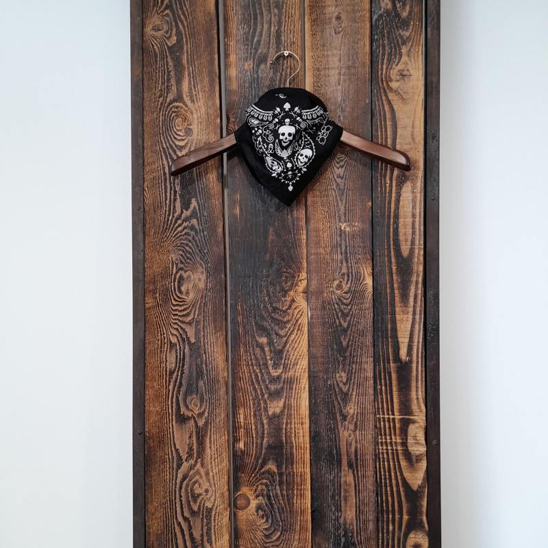 Bandana imprimé skull 55X55 cm en coton Von Dutch