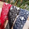 Bandana imprimé skull 55X55 cm en coton Von Dutch