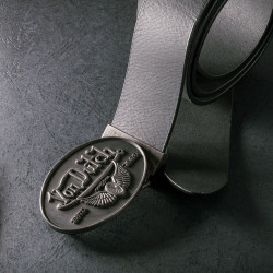 Coffret ceinture lanière 4cm en cuir et 2 boucles réglables Hours