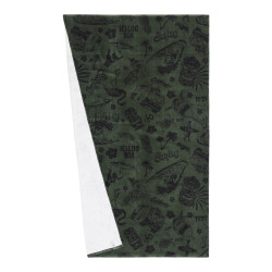 Serviette de plage AOP intérieur blanc en coton