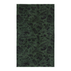 Serviette de plage AOP intérieur blanc en coton